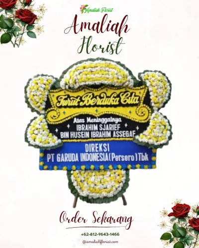 Papan Bunga Duka di Babakan Ciparay